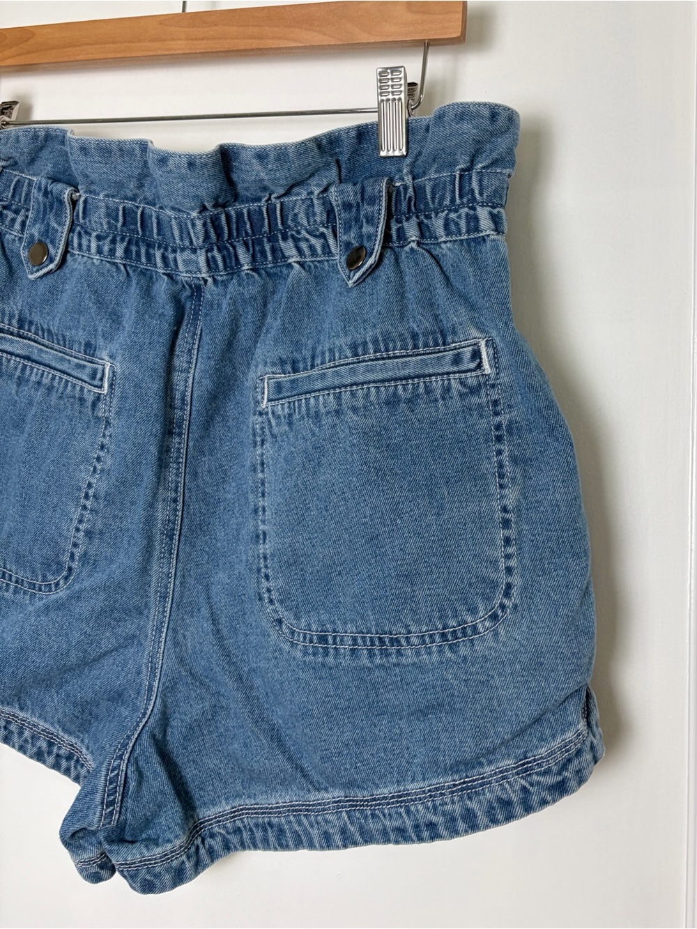 Sea Alyssa Paperbag Denim Shorts 8 - Picture 12 of 16